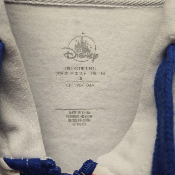 Disneyland Resort Disney FullZip Mickey Mouse Hoodie Sweater sz Lg Spirit Jersey - Picture 4 of 6